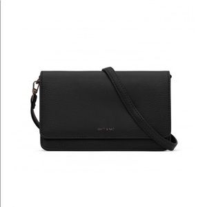 Matt& Nat Black Crossbody Bag